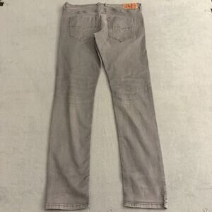Diesel Industry Men's Tepphar Slim Carrot Gray Denim Jeans - Size 34x32